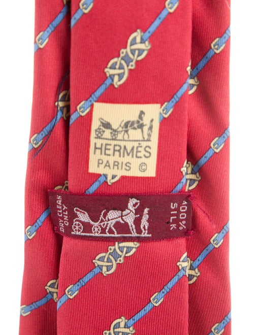 Hermès Silk Pattern Tie