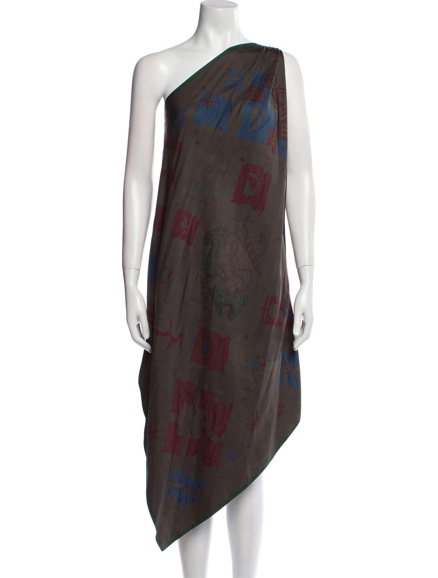 Hermès Silk Long Dress