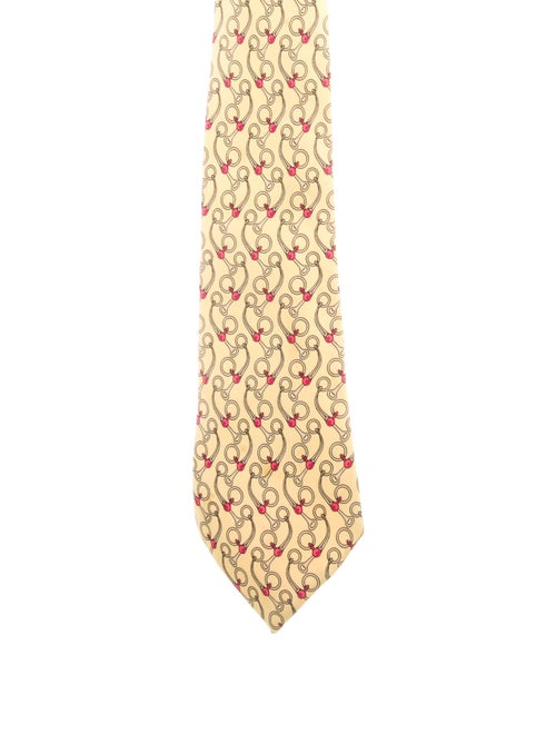 Hermès Silk Pattern Tie