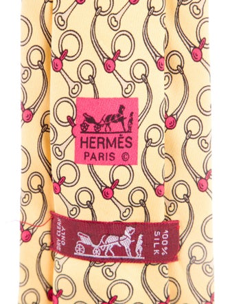 Hermès Silk Pattern Tie