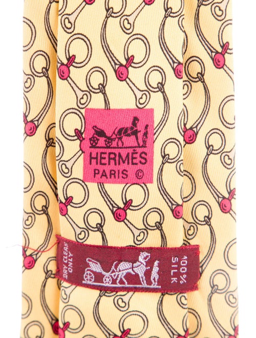 Hermès Silk Pattern Tie