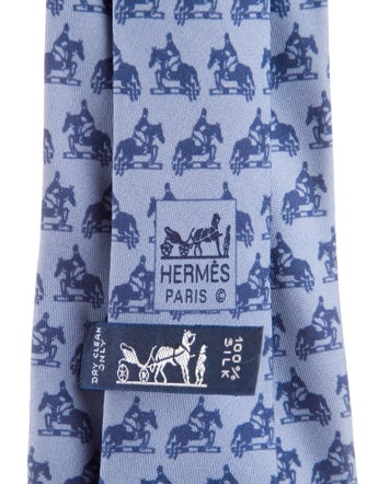 Hermès Silk Pattern Tie