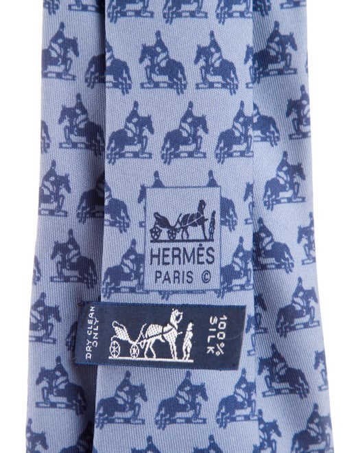Hermès Silk Pattern Tie