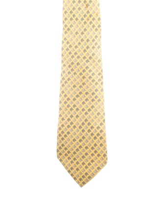 Hermès Silk Pattern Tie