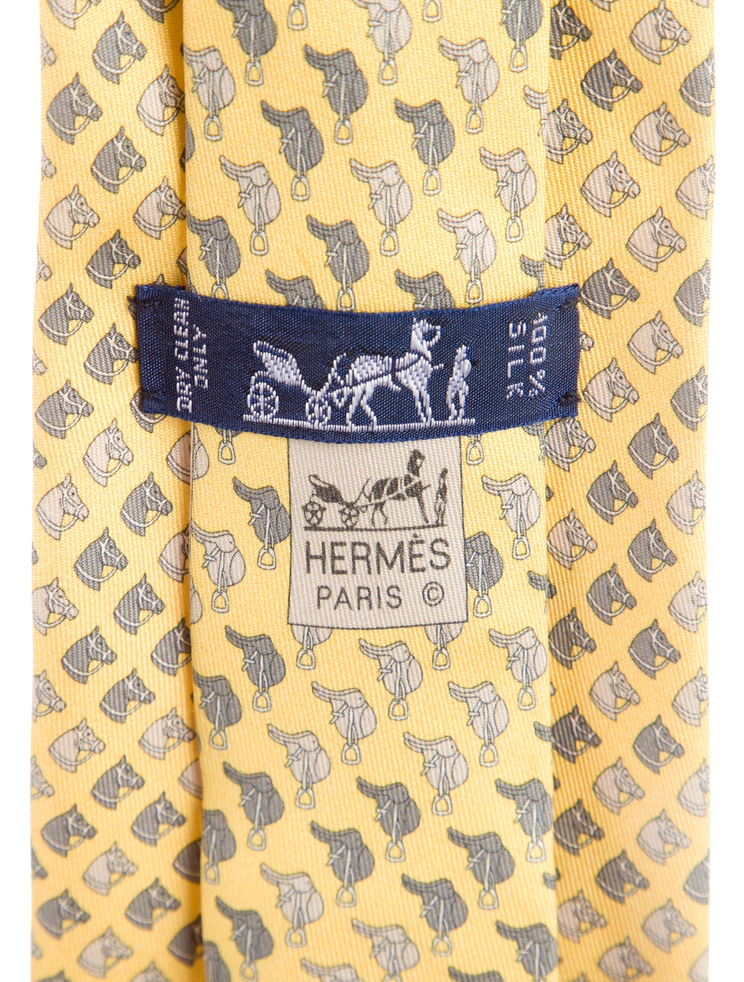 Hermès Silk Pattern Tie