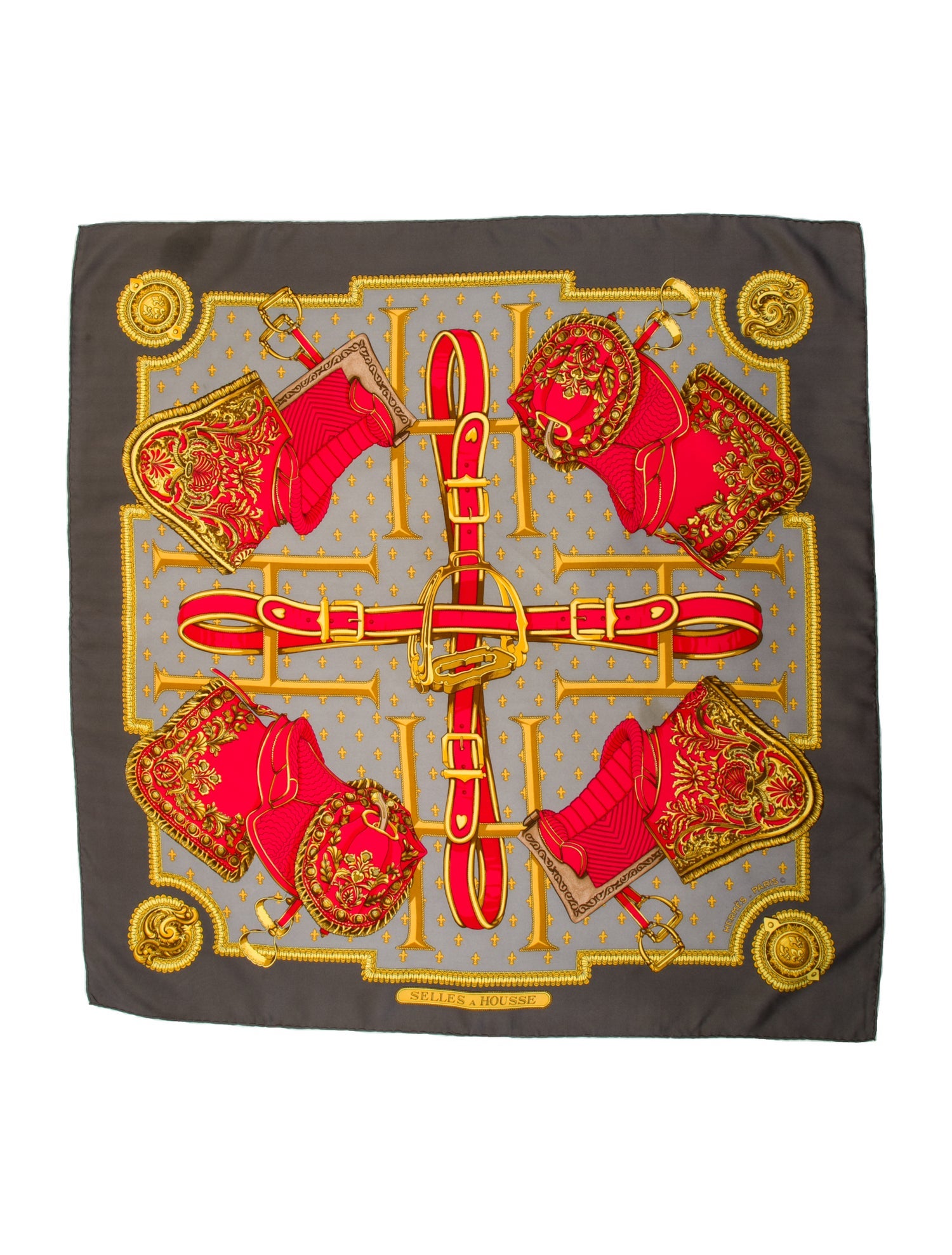 Hermès Selles A Housse Scarf