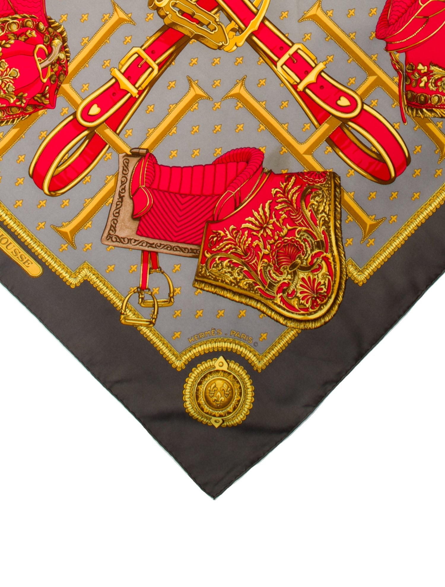 Hermès Selles A Housse Scarf