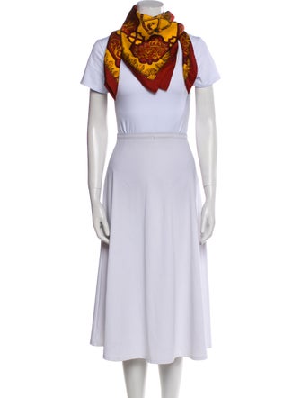 Hermès Ludovicus Magnus Silk Scarf