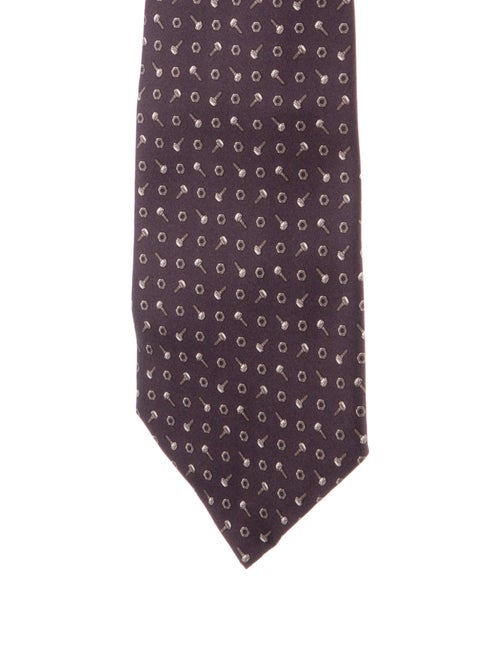 Hermès Silk Pattern Tie