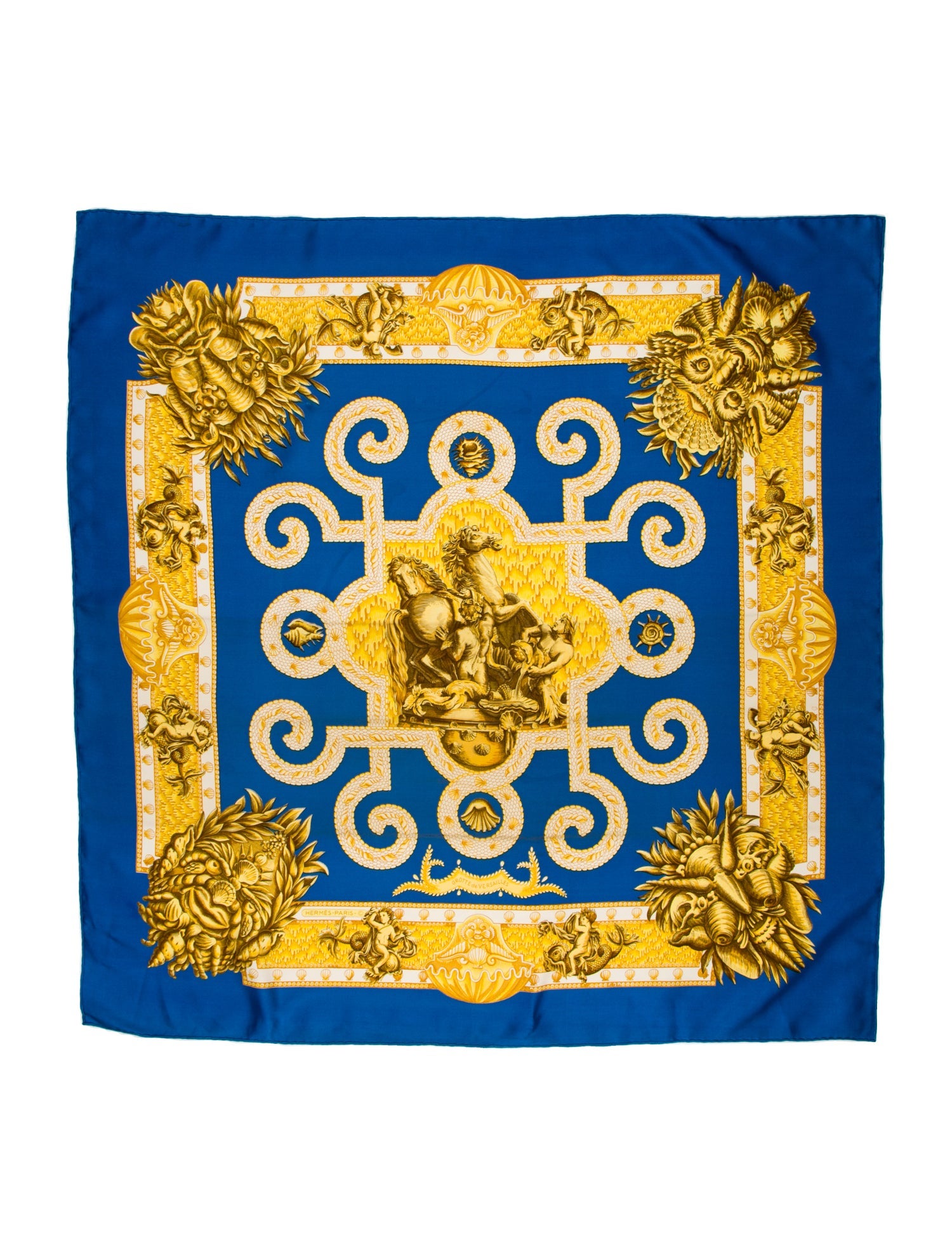 Hermès Grotte De Versailles Silk Scarf