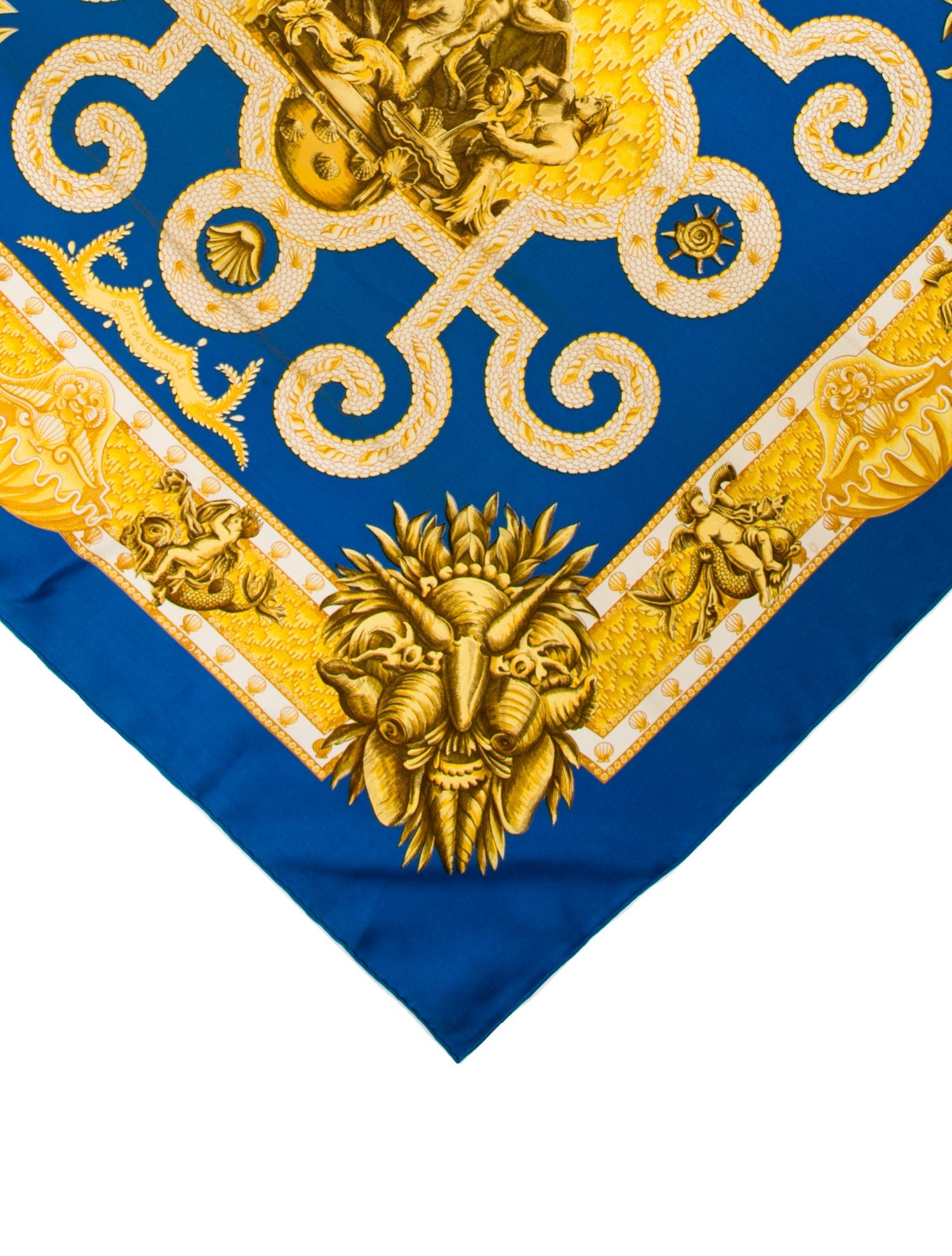 Hermès Grotte De Versailles Silk Scarf