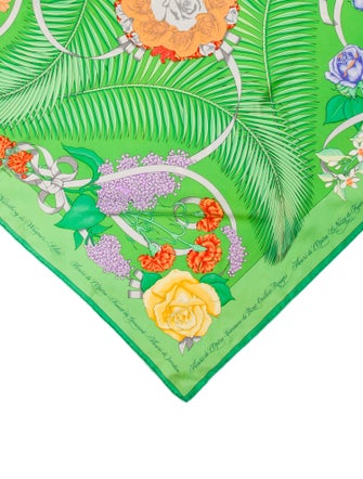 Hermès Fleurs de L’Opera Silk Scarf