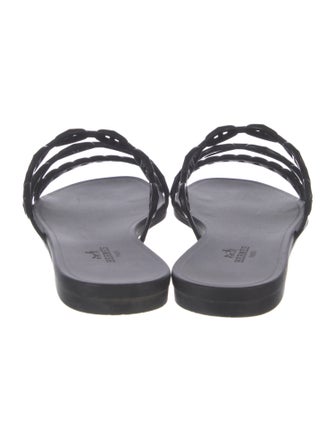 Hermès Rivage Chaîne d'Ancre Insignia Rubber Slides