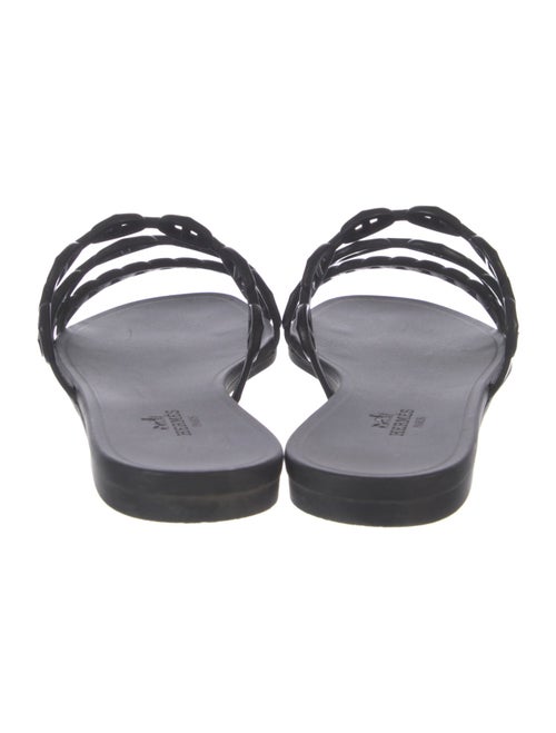 Hermès Rivage Chaîne d'Ancre Insignia Rubber Slides