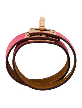Hermès Leather Kelly Double Tour Wrap Bracelet