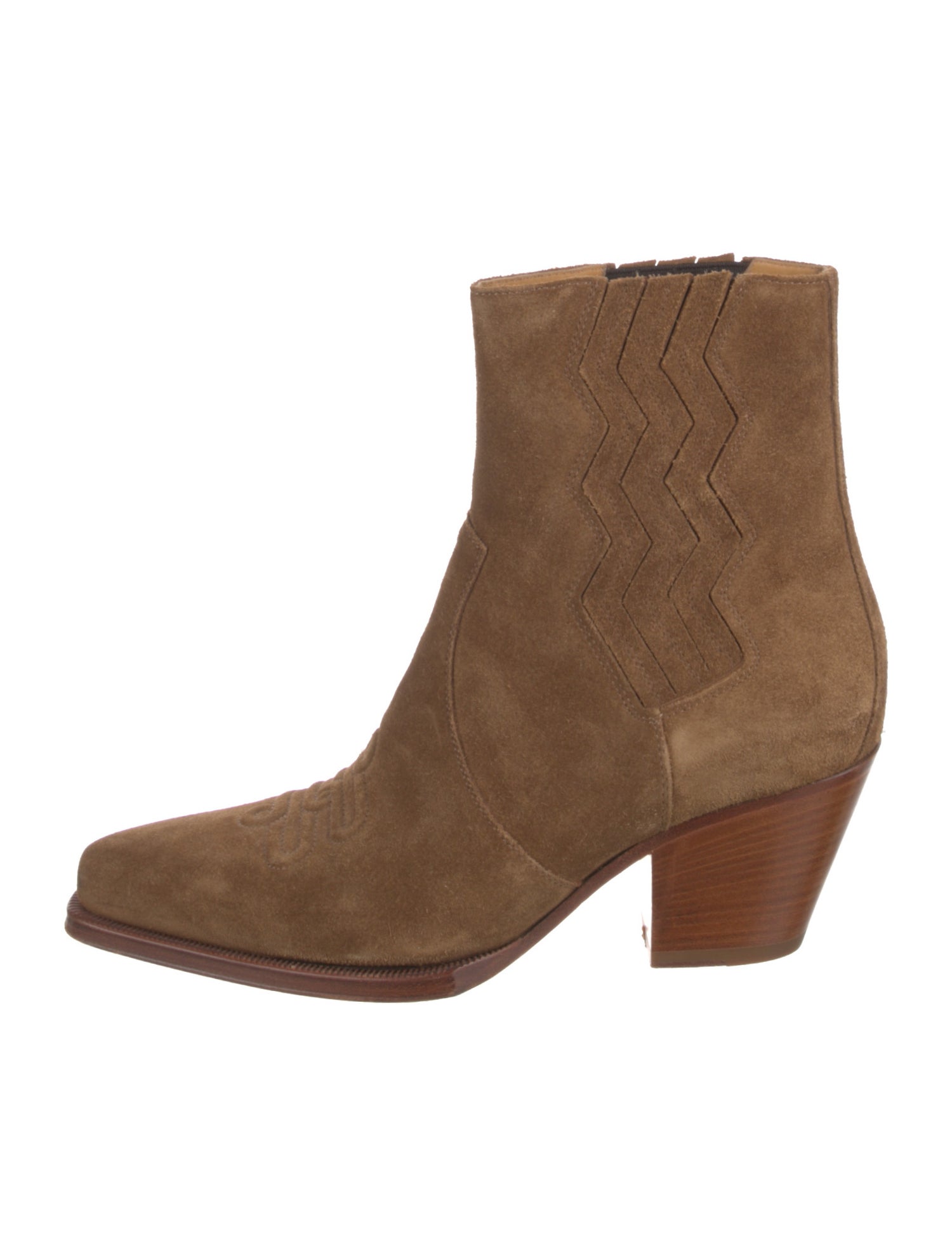 Hermès Vegas Suede Western Boots