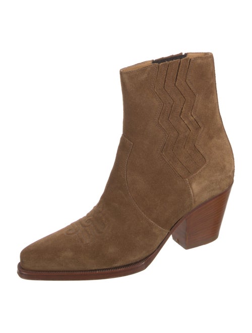 Hermès Vegas Suede Western Boots