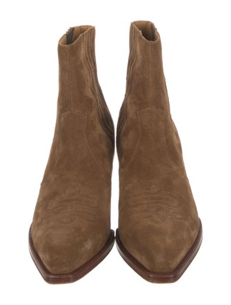 Hermès Vegas Suede Western Boots