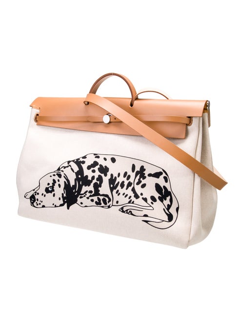 Hermès 2025 Toile 'Ullis' Herbag Zip Cabine 50