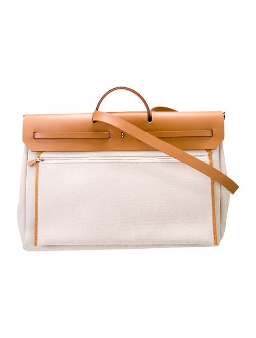 Hermès 2025 Toile 'Ullis' Herbag Zip Cabine 50