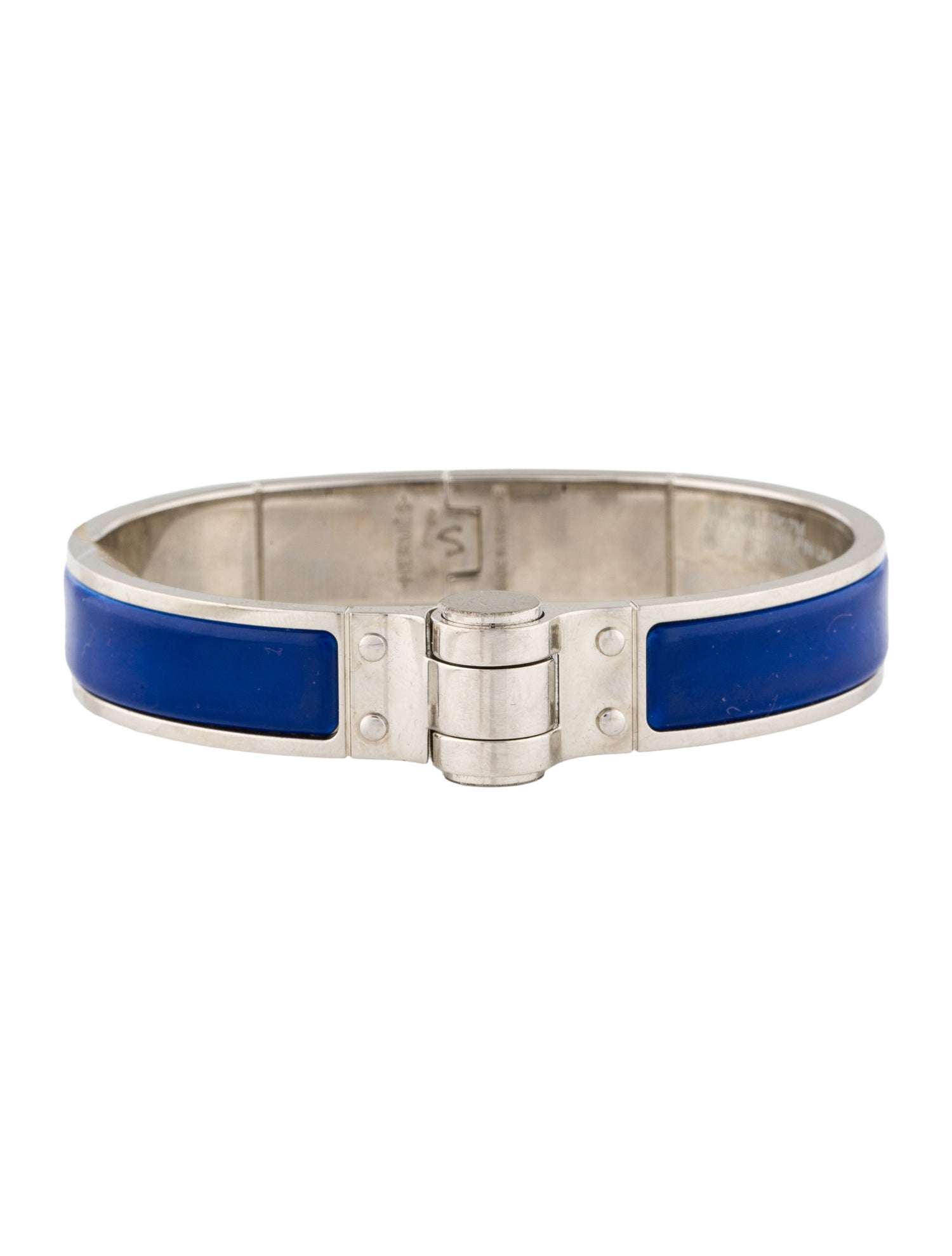 Hermès Narrow Hinged Enamel Bangle