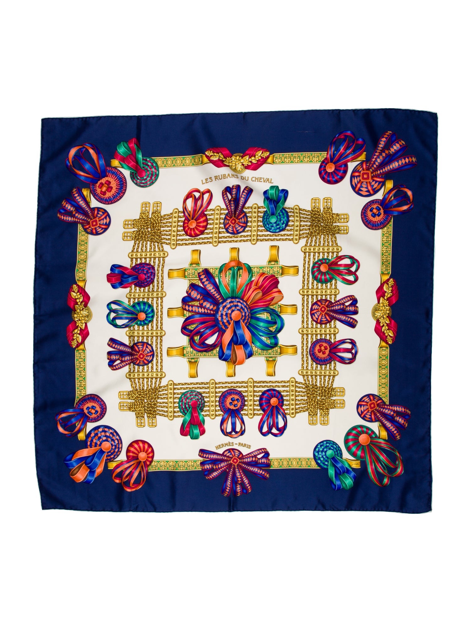 Hermès Les Rubans du Cheval Silk Scarf