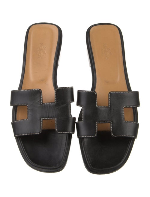 Hermès Oran Leather Flats