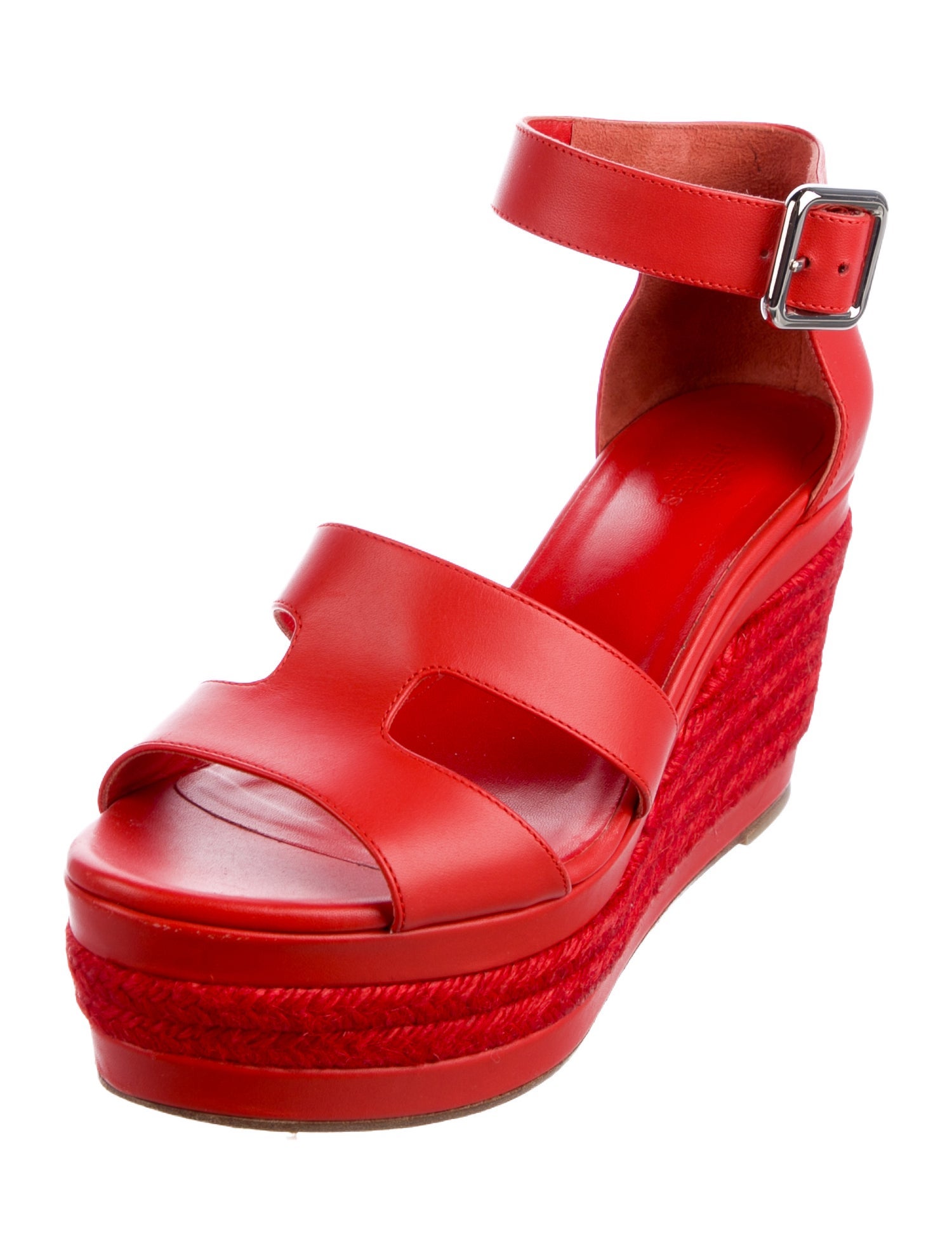 Hermès Ilana Calfskin Espadrilles