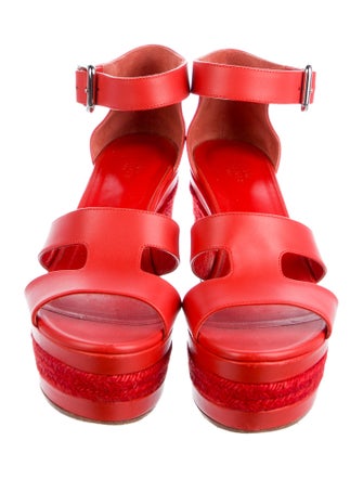 Hermès Ilana Calfskin Espadrilles