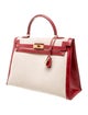Hermès Toile & Barenia Kelly Sellier 35