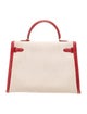 Hermès Toile & Barenia Kelly Sellier 35