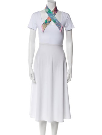 Hermès Selle de Dignitaire Plumetis Silk Twilly Scarf