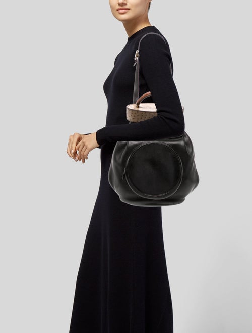 Hermès Savoy Lizard Ostrich Sumac Shoulder Bag