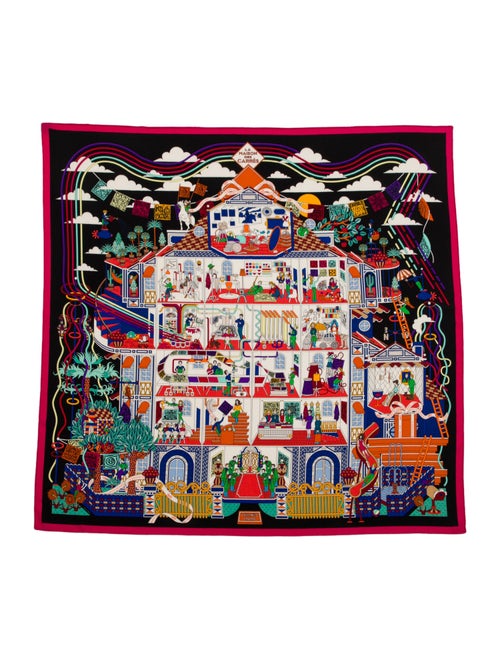 Hermès La Maison Des Carrés Cashmere Shawl