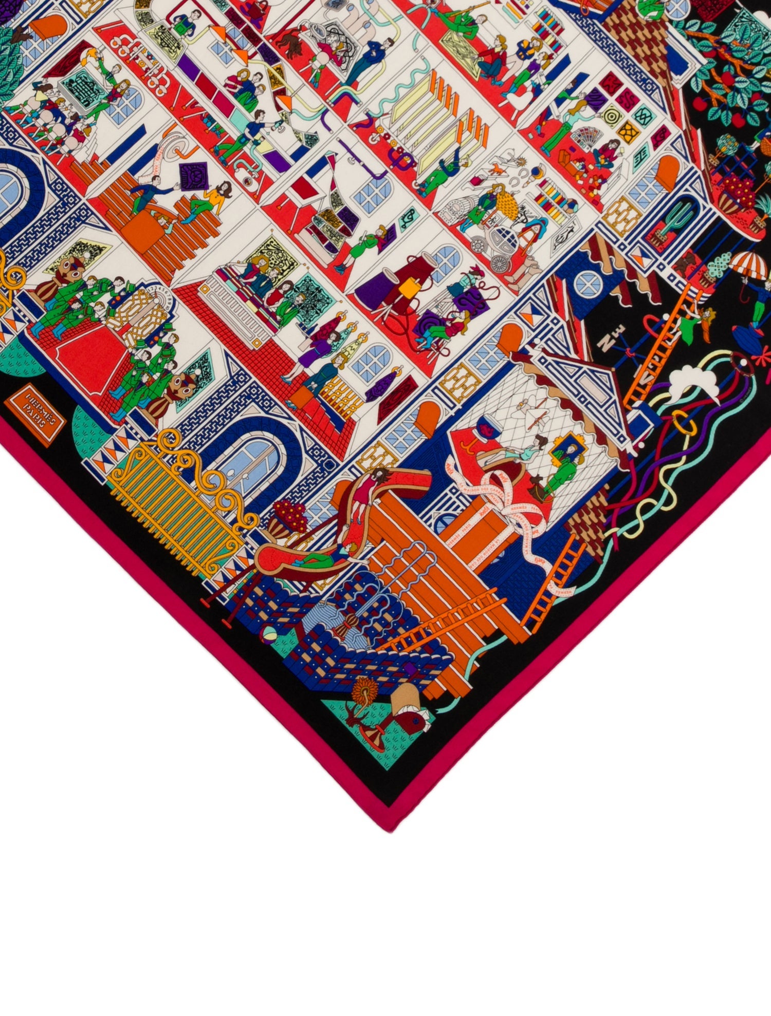 Hermès La Maison Des Carrés Cashmere Shawl