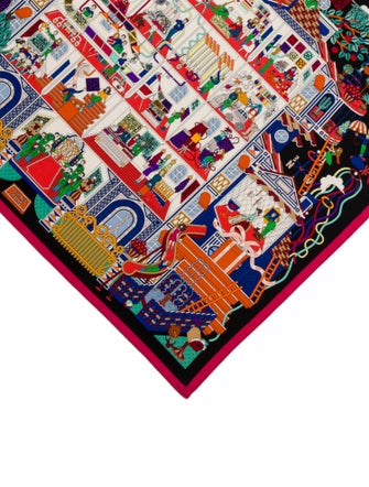 Hermès La Maison Des Carrés Cashmere Shawl