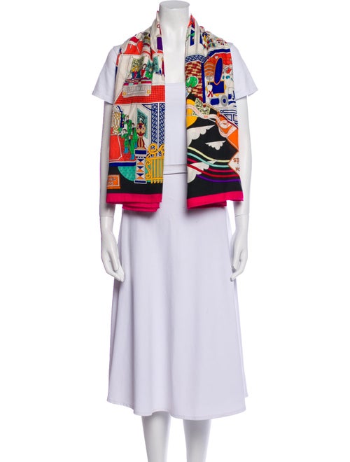 Hermès La Maison Des Carrés Cashmere Shawl