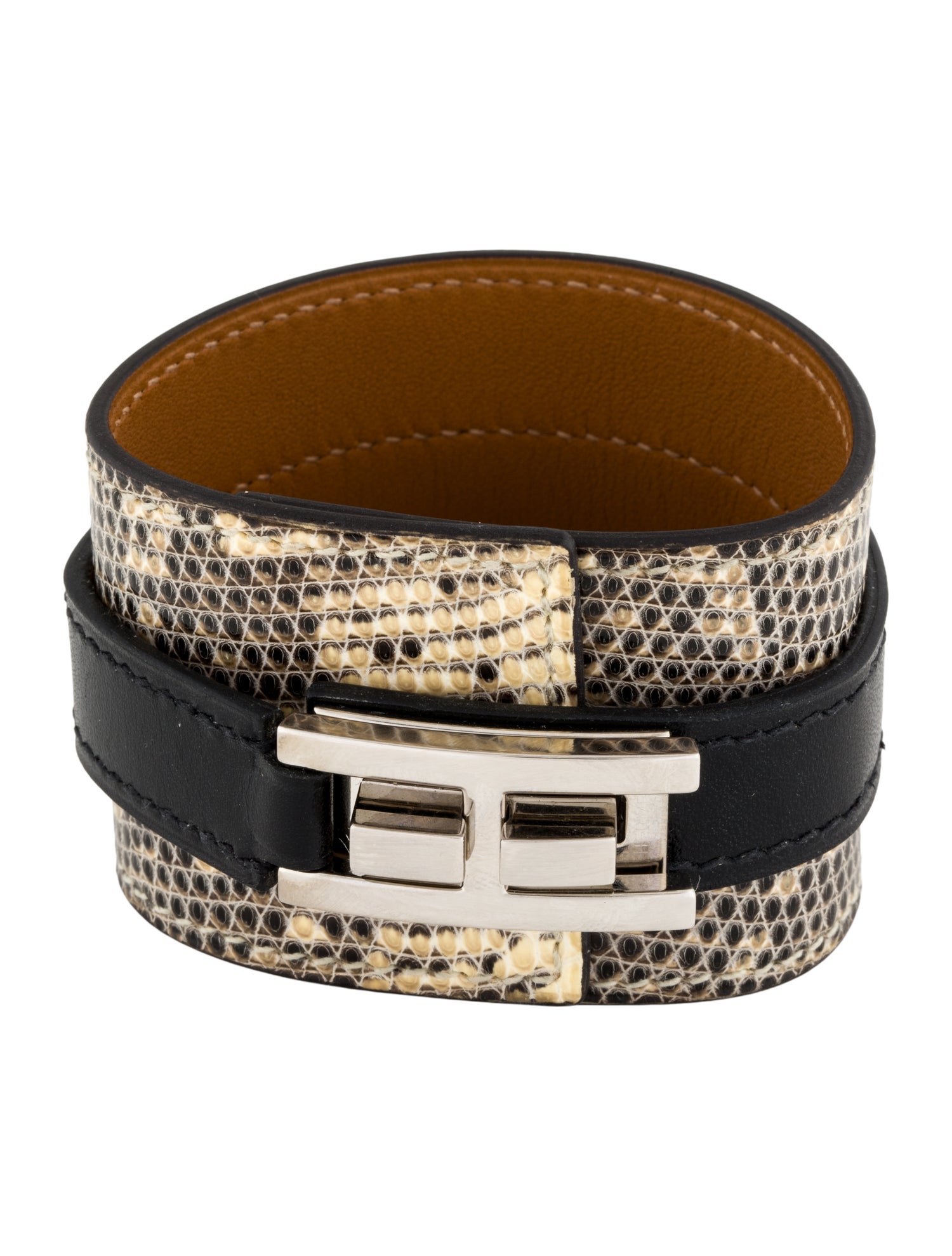 Hermès Lizard Drag Wrap Bracelet
