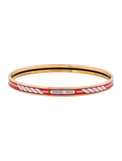Hermès Extra Narrow Enamel Bracelet