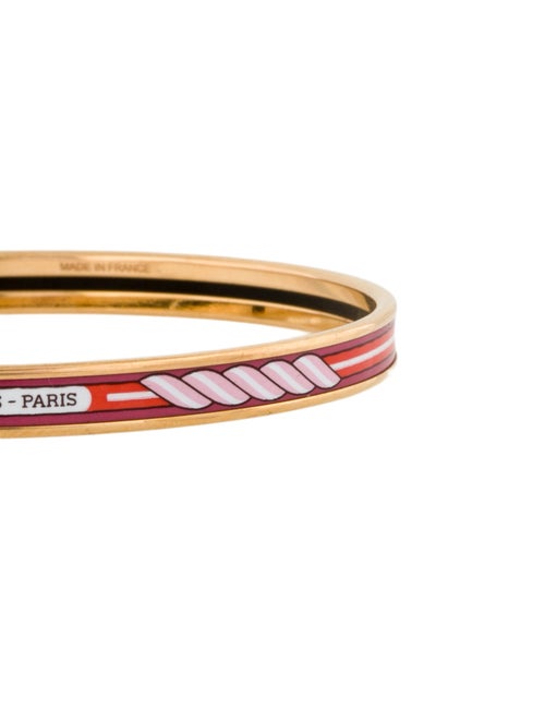 Hermès Extra Narrow Enamel Bracelet
