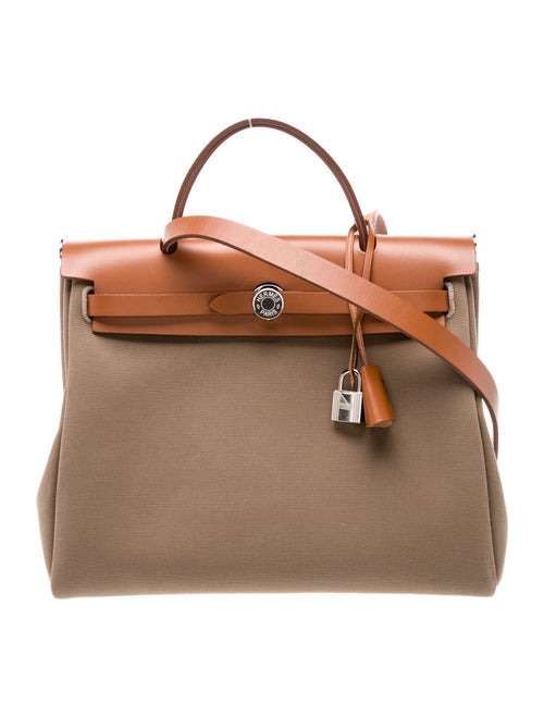 Hermès 2024 Special Order Toile & Vache Hunter Herbag Zip 31