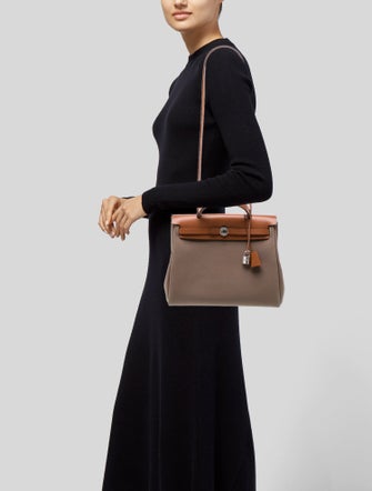 Hermès 2024 Special Order Toile & Vache Hunter Herbag Zip 31