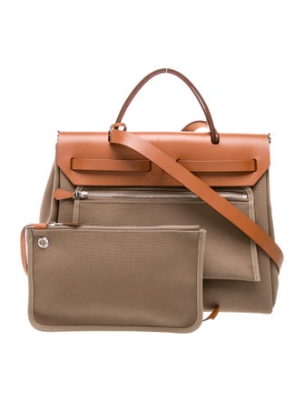 Hermès 2024 Special Order Toile & Vache Hunter Herbag Zip 31