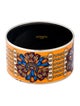 Hermès Extra Wide Enamel Bangle Bracelet