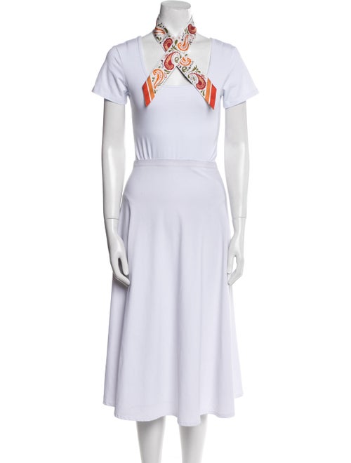 Hermès Guepards Bandana Silk Twilly Scarf