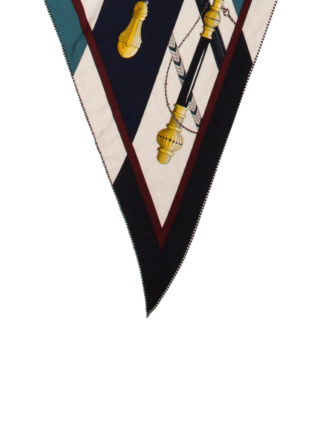 Hermès Clic Clac Cashmere Triangle Scarf w/ Tags