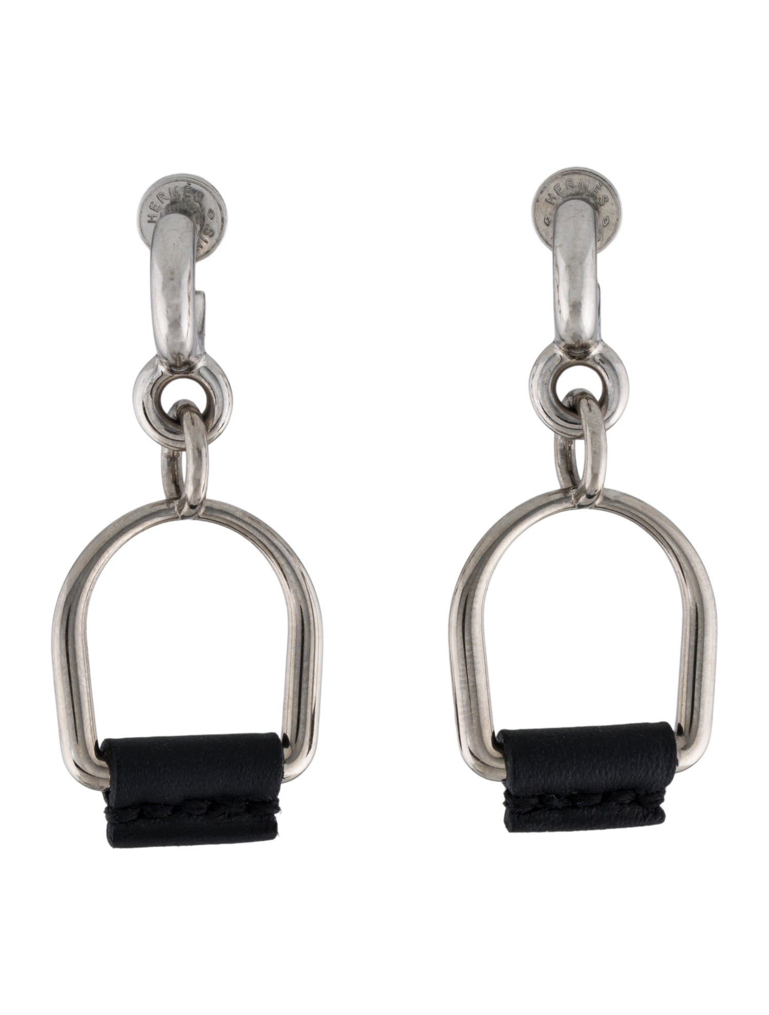 Hermès Heritage Equestre Etrier Earrings