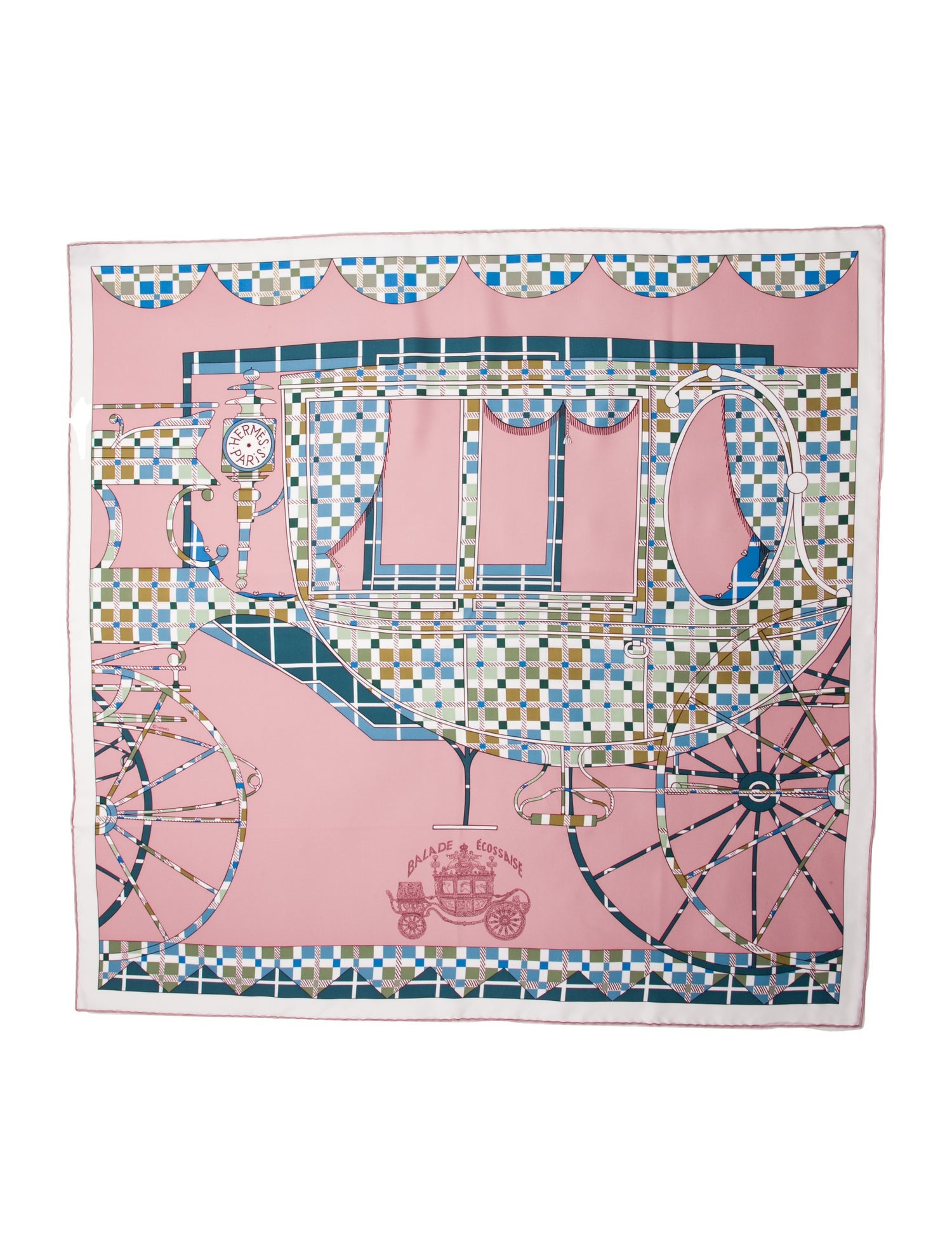 Hermès Balade Écossaise Silk Scarf