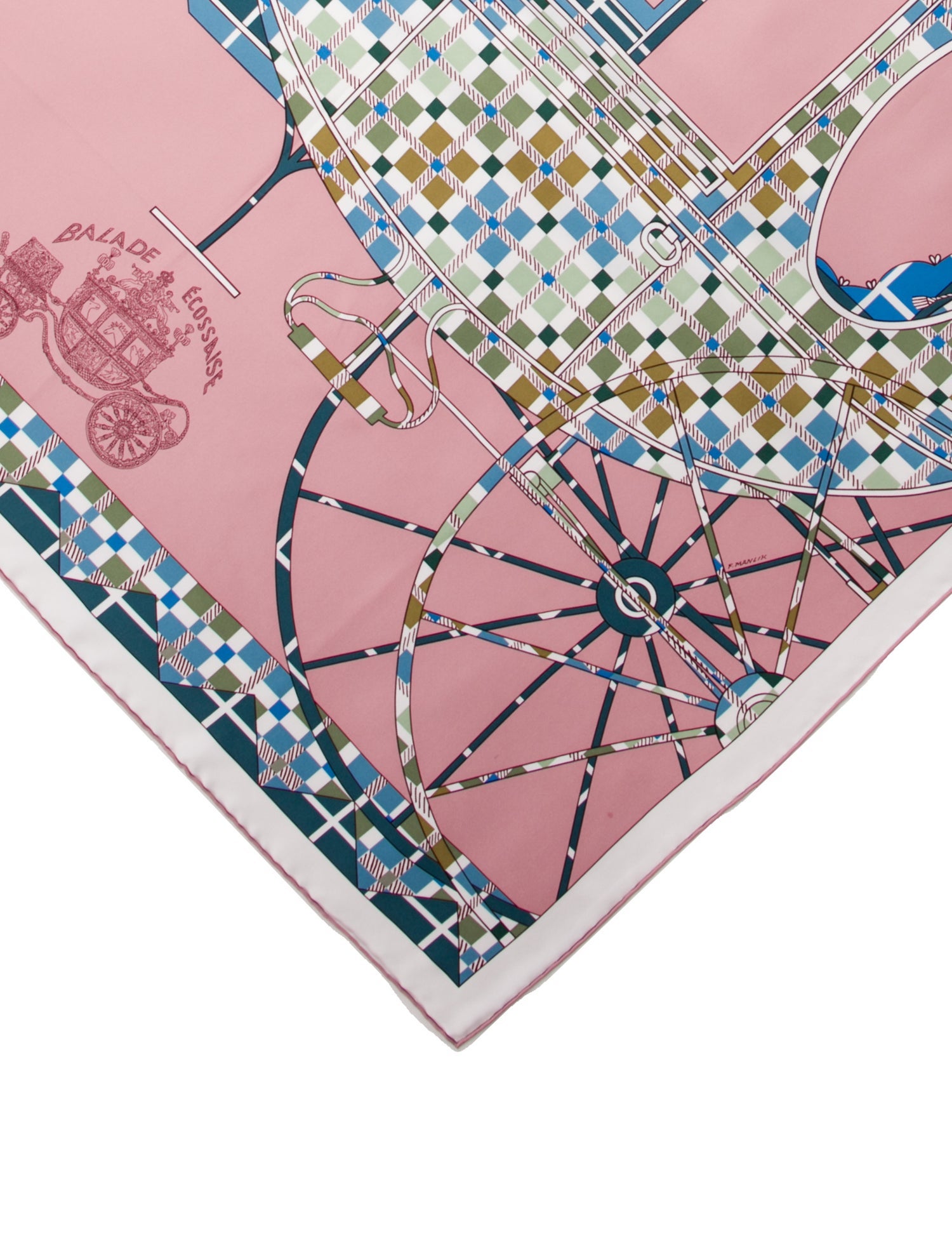 Hermès Balade Écossaise Silk Scarf