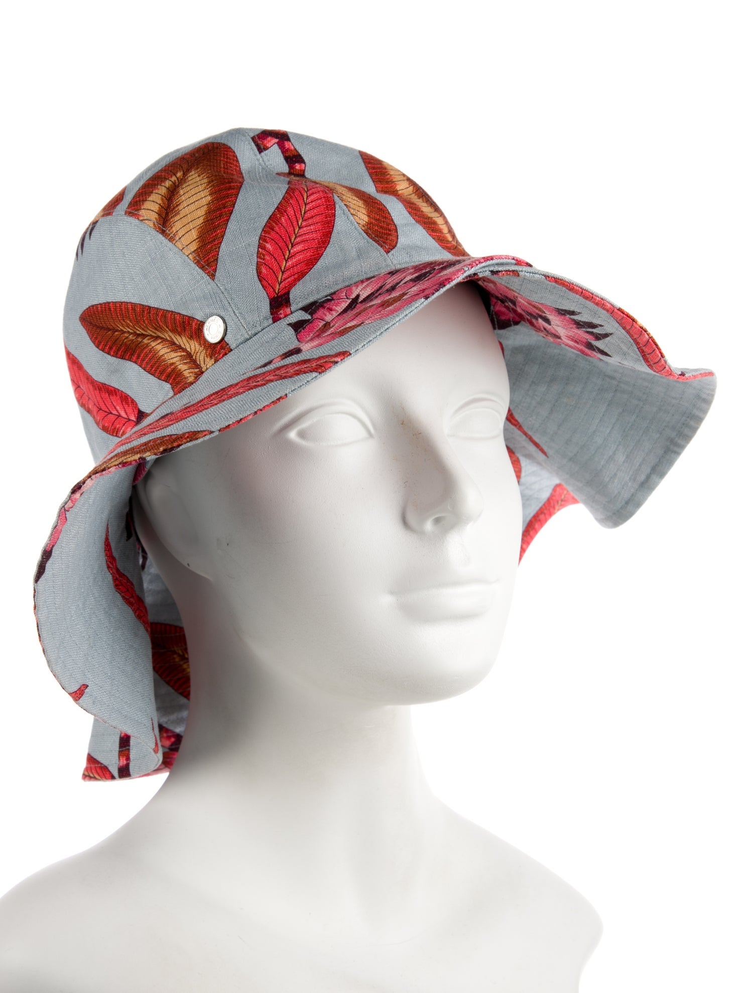 Hermès Fleurs Savana Printed Hat